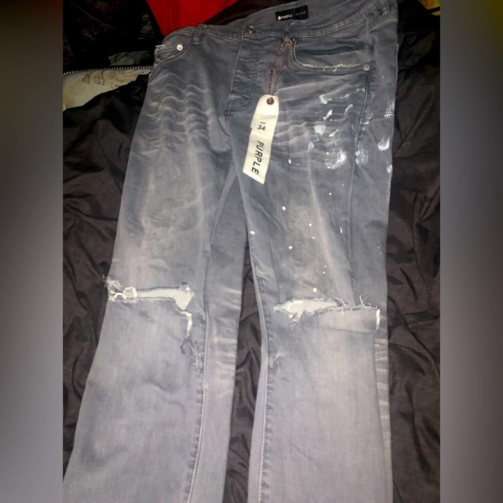 Purple jeans size 34